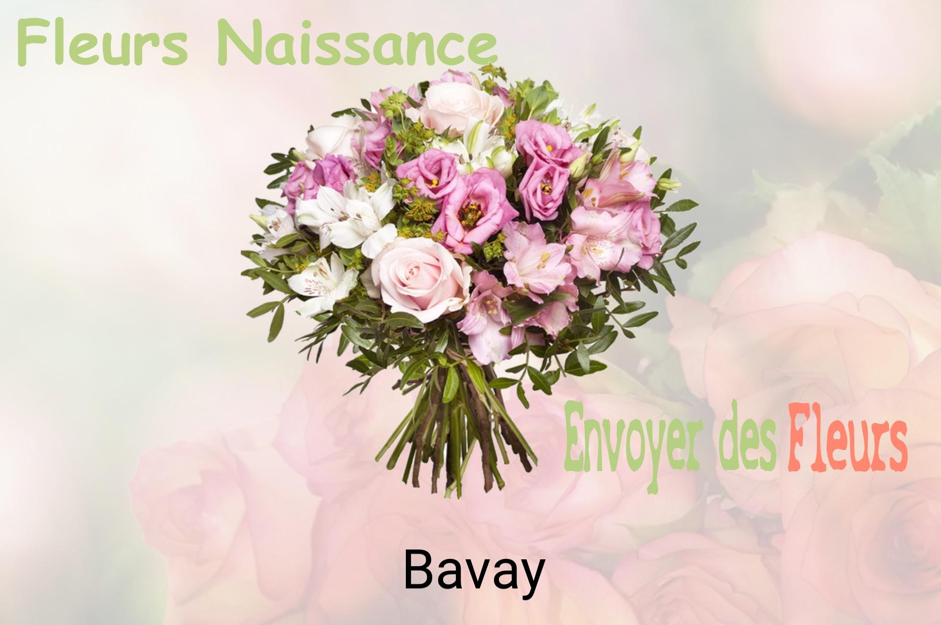 Bouquet de fleurs de naissance livré à Bavay